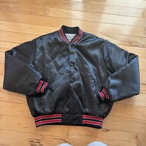 VTG 80s Swingster South Carolina Gamecocks Satin Bomber Jacket USA Made Mens L
